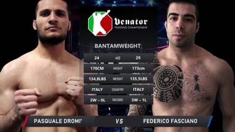 Venator FC 12 - Federico Fasciano vs Pasquale Dromi - Oct 8, 2022