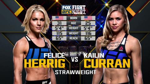 UFC on FOX 20 - Felice Herrig vs Kailin Curran - Jul 23, 2016