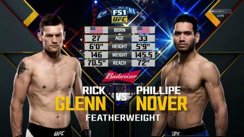 UFC 208 - Ricky Glenn vs Phillipe Nover - Feb 11, 2017
