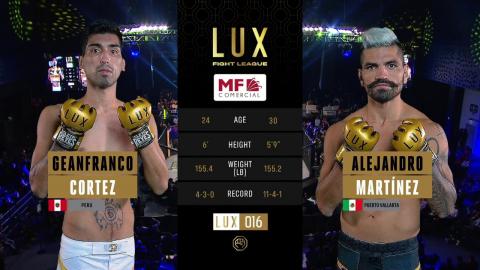 Alejandro Martinez vs. Gian Franco Cortez - Sep - 17, 2021