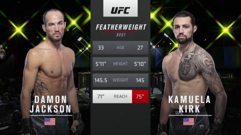 UFC Fight Night 203 - Damon Jackson vs Kamuela Kirk - March 12, 2022