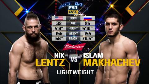 UFC 208: Islam Makhachev vs Nik Lentz - Feb 12, 2017
