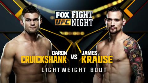 UFC on FOX 16 - Daron Cruickshank vs James Krause - Jul 25, 2015
