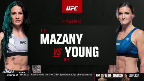 UFCFN : Gina Mazany vs Shanna Young - Apr 30, 2022