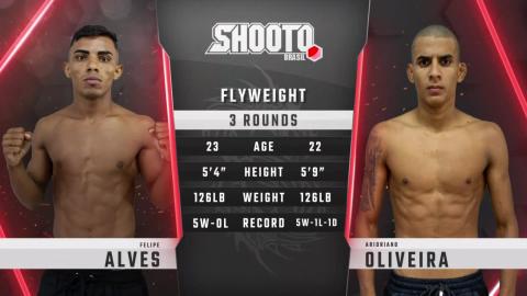 Shooto Brasil 118 - Aridriano Oliveira vs Felipe Alves - June 29, 2023