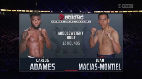 Boxing - Carlos Adames vs Juan Macias Montiel - Oct 08, 2022