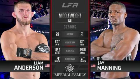 LFA 167 - Liam Anderson vs Jay Manning - September 14, 2023